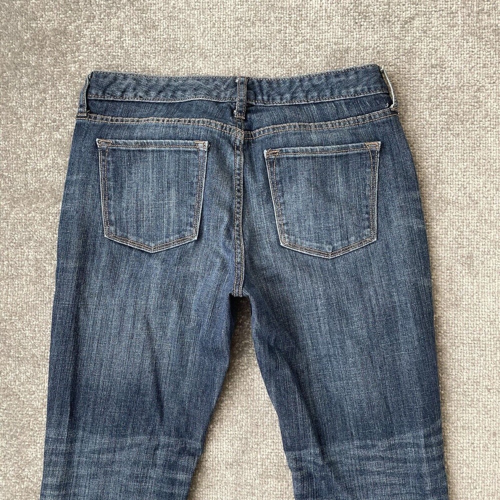 Banana Republic Jeans Womens 29/8 Cropped Rolled Cuff Casual Denim Capri Pants - Picture 10 of 11